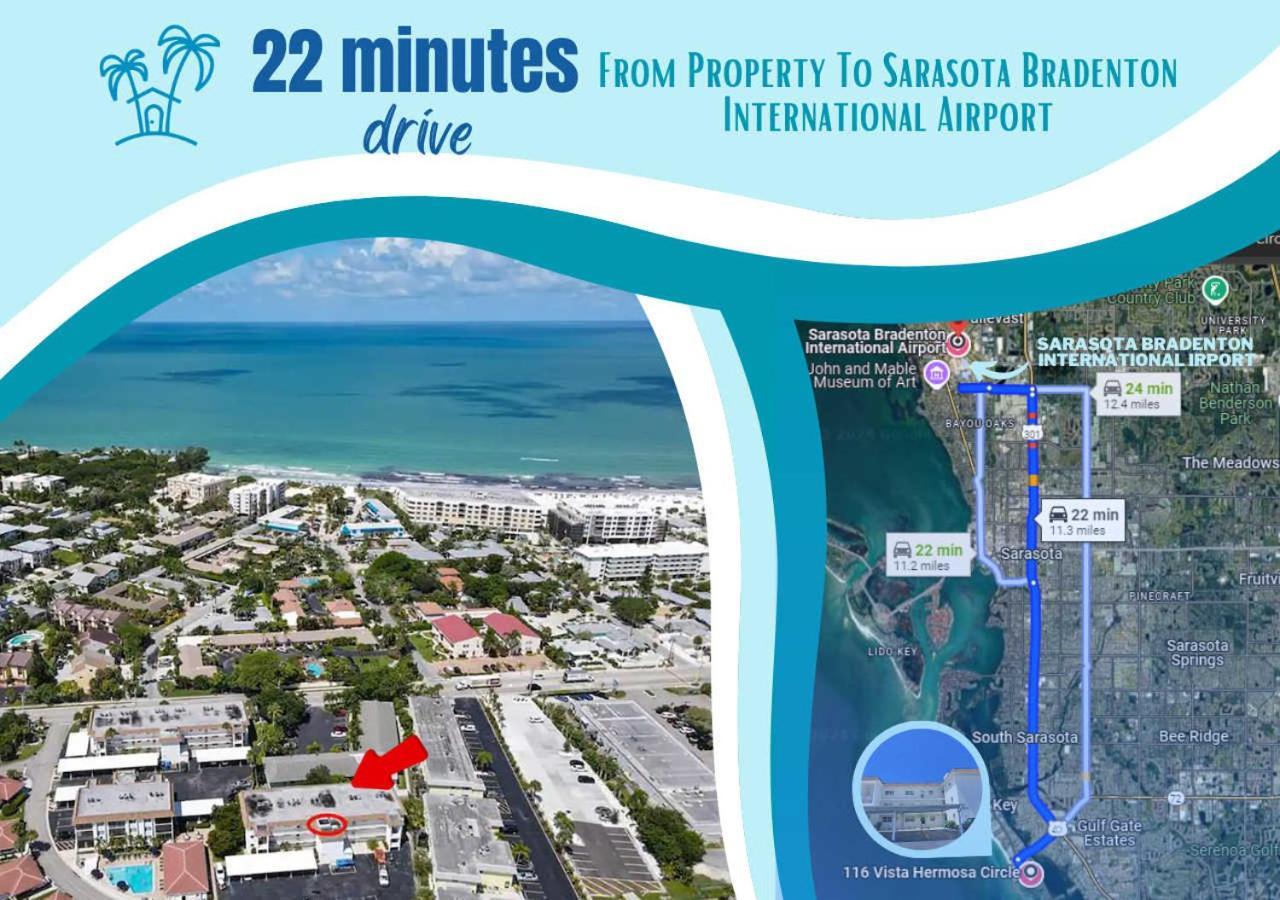 Updated Condo With Pool, Walk To Crescent Beach & Restaurants! Sarasota Ngoại thất bức ảnh